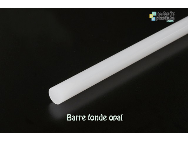 Barra Tonda Piena In POM Bianco Naturale - Ø 32 Mm X 250 Mm - Acetale Alt-intech Per Lavorazioni